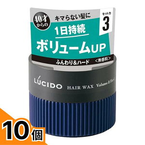 �y���������I�i�n�����j�zLUCIDO ���V�[�h �w�A���b�N�X�{�����[��&�n�[�h 80g 10�Z�b�g