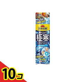【送料無料！（地域限定）】桐灰化学 熱中対策 服の上から極寒スプレー 無香料 330mL 10個セット