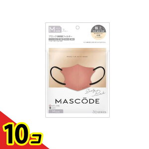 �y���������I�i�n�����j�zMASCODE �}�X�R�[�h 3D�}�X�N M 09�_�X�e�B�s���N×�u���b�N�R 7���� 10�Z�b�g