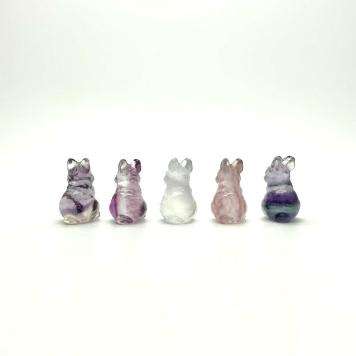 楽天市場】フローライト ミニうさぎ | 蛍石 fluorite パワーストーン 