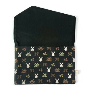 ふくさ(簡易タイプ) ご縁うさぎ 金襴 | 袱紗 簡単 御朱印帳入れ カバー 人気 ランキング ごしゅいんちょう ご朱印帳 おしゃれ かわいい 大判 神社和柄 結婚式 慶事