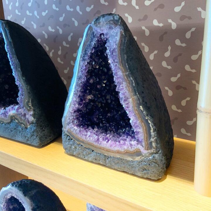 楽天市場】アメシスト ドーム ブラジル産 | 晶洞 geode アメジスト 