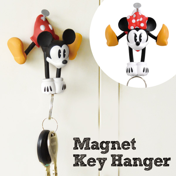 一生懸命に鍵を持つミッキーとミニーが可愛い キーハンガー ミッキー ミニー Disney ディズニーコレクション ミッキー ミニー Key Hanger キーハンガー 強力マグネット 鍵 腕時計とおもしろ雑貨のシンシア プレゼント Availl Co Uk