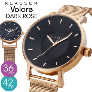 �yMAX2000�~OFF�N�[�|���z�y���K�̔��X 2�N�ۏ؁z klasse14 �N���X�t�H�[�e�B�[�� �r���v �N���X14 ���f�B�[�X �����Y volare DARKROSE 36mm 42mm VO16RG006W VO16RG006M �u�����h �y�A�E�H�b�` �v���[���g �M�t