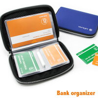 バンクオーガナイザー マルチケース 収納 通帳 印鑑 貴重品 パスポート Bank Organaizer 
