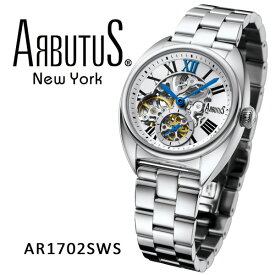 腕時計 ARBUTUS アルブータス New York AR1702SWS 機械式ムーブメント ニューヨーク レディース ステンレスベルト ケース ブランド 贈り物 プレゼント ギフト 【2年保証】