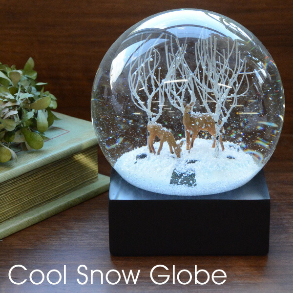 楽天市場 ５の日 ５ Offクーポン スノードーム クールスノーグローブ Cool Snow Globes インテリア クリスマス プレゼント ギフト 可愛い かわいい おしゃれ 置物 オブジェ バンビ 冬 輸入雑貨 スマイルライフギフト シンシア