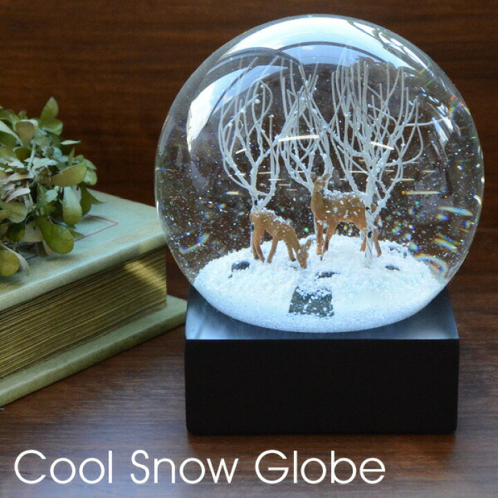 楽天市場 スノードーム クールスノーグローブ Cool Snow Globes インテリア クリスマス プレゼント ギフト 可愛い かわいい おしゃれ 置物 オブジェ バンビ 冬 輸入雑貨 スマイルライフギフト シンシア