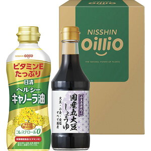 日清オイリオ ヘルシーオイル&国産丸大豆醤油ギフト<1000>ギフト 内祝い お祝い 手土産 お土産 プレゼント 誕生日 引き出物 結婚内祝い 出産内祝い 出産祝い 結婚祝い 詰め合わせ 快気祝