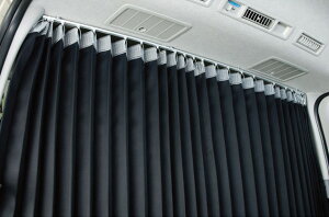 ジェイクラブ ハイエース 100系 200系 1型 2型 3型 4型 5型 6型 汎用 間仕切センターカーテン カーテンのみ2枚 j-club LEGANCE レガンス