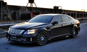@h LS460 LS460L LS600h LS600hL USF40 USF41 UVF45 UVF46 tgop[X|C[ FRP h WALD SPORTS LINE BLACK BISON EDITION X|[cCubNGfBV