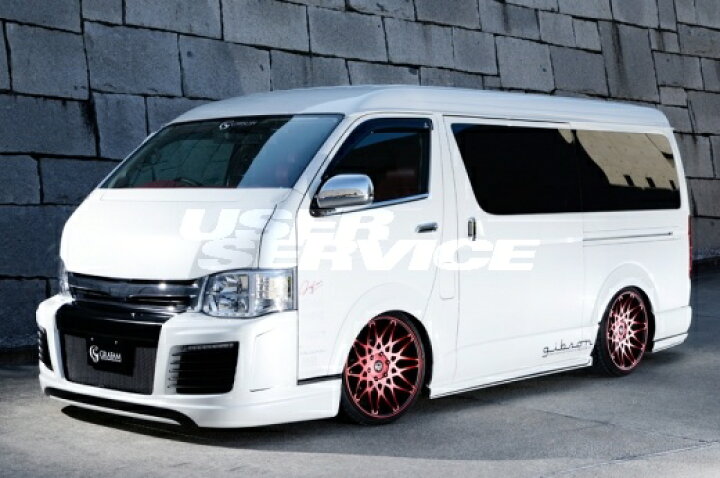 楽天市場】ギブソン ハイエース 200系 3型 フロントバンパースポイラー 