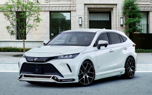 シルクブレイズ ハリアー 80系 MXUA80/AXUH80/85 サイドステップ FRP 純正・ガンメタ(YR562)2トーン SB-80HA-SS-###G SilkBlaze MINIBAN FRONT LIP ミニバンフロントリップ