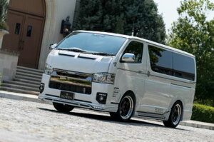 ロウェン ハイエース 200系 KDH20# TRH20# 4型 後期 レーシングボンネットフード FRP 塗装済 2T019B00# PREMIUM Edtion プレミアムエディション ROWEN 配送先条件有り