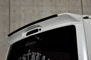 ロウェン ハイエース 200系 KDH20# TRH20# 1型 2型 3型 4型 後期 ルーフスポイラー ABS 塗装済 1T019R00# PREMIUM Edtion プレミアムエディション ROWEN 配送先条件有り
