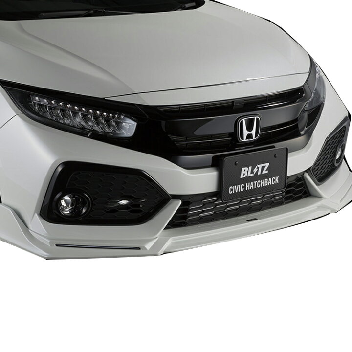 楽天市場 ブリッツ シビック Fk7 フロントリップスポイラー 未塗装 Blitz Aero Speed エアロスピード Rコンセプト シンシアモール 楽天市場店