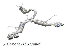 ブリッツ ハイエース バン TRH214W マフラー ステンレス 63555 BLITZ NUR-SPEC CUSTOM EDITION ニュルスペック カスタムエディション