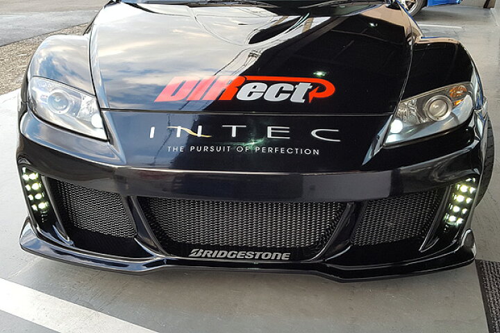 楽天市場】乱人 RX-8 SE3P 前期 フロントバンパー LEDデイライトキット 