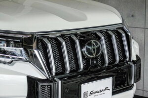 ロジャム ランドクルーザー プラド TRJ150W 後期 フロントグリル FRP 未塗装 24-fg-pr1502 ROJAM IRT SURVIVOR