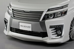 ロジャム ヴォクシー 80系 ZRR80W 前期 フロントリップスポイラー FRP 未塗装 21-fs-vo80zs1 ROJAM IRT