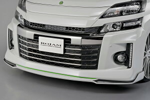 ロジャム ヴェルファイア 20系 ANH20W GGH20W フロントリップスポイラー FRP 未塗装 23-fls-ve20g ROJAM VERDE ヴェルデ