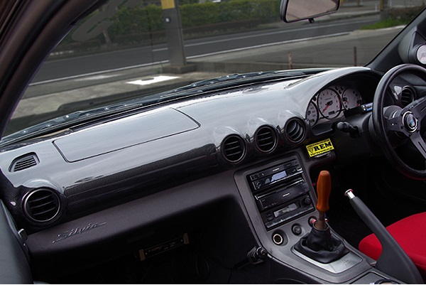 チャージスピード シルビア S15 ダッシュボードカバー+エアーバッグカバー CHARGESPEED：シンシアモール