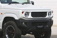モンスタースポーツ ジムニー/シエラ JB64W/JB74W TOUGH フロントグリル ABS（グリルメッシュ :） 未塗装…