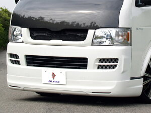 ブレス クリエイション ハイエース 200系 1型 2型 フロントリップスポイラー Ver.4 ボトムタイプFRP 未塗装 THN-01-007 BLESS CREATION