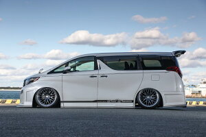 クール レーシング アルファード 30系 前期 サイドステップ SG 4分割タイプ ストロンググレード FRP 未塗装 KUHL RACING 30A-GT