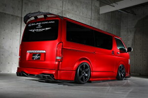 クール レーシング ハイエース 200系 リアバンパー SG ストロンググレード FRP 塗装済 KUHL RACING 200V-SS