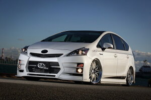 クール レーシング プリウスα 40系 前期 フロントバンパー SG ストロンググレード FRP 塗り分け塗装 KUHL RACING 40R-SS