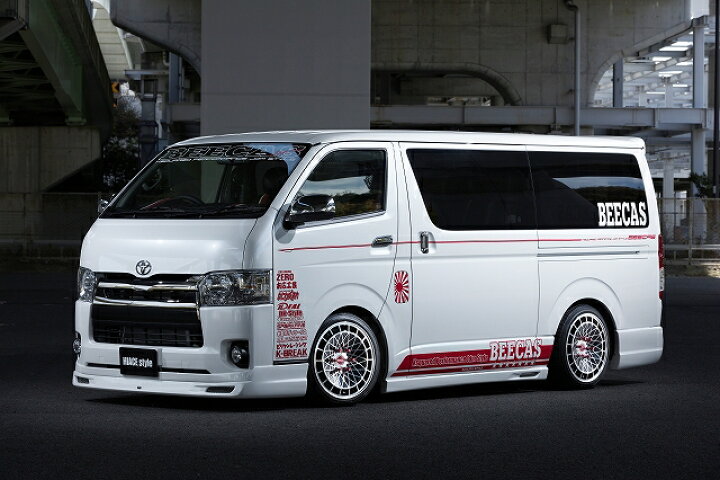 3月末まで】K-BREAK BEECAS F200L ハイエース ナロー フロント サイド 