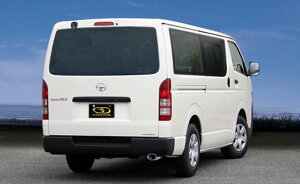 ハイエースバン レジアスエースバン 3BF-TRH200V CBF-TRH200V ガソリン 2WD マフラー ME-041SBL GANADOR ガナドール eco10