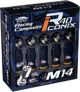 ���i�Y�� M14 x P1.5 ���b�N&�i�b�g�Z�b�g(Cap Less) RI-14KA KYO-EI Kics Racing Composite R40 Iconix ���[�V���O�R���|�W�b�gR40�A�C�R�j�b�N�X