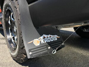 ロードハウス デリカD:5 D5 CV1W CV2W CV4W CV5W 前期 KADDIS専用 カディス専用 マッドフラップ プレミアム オレンジ CarbonPlate カーボン 泥除け KD-EX01070 カディス