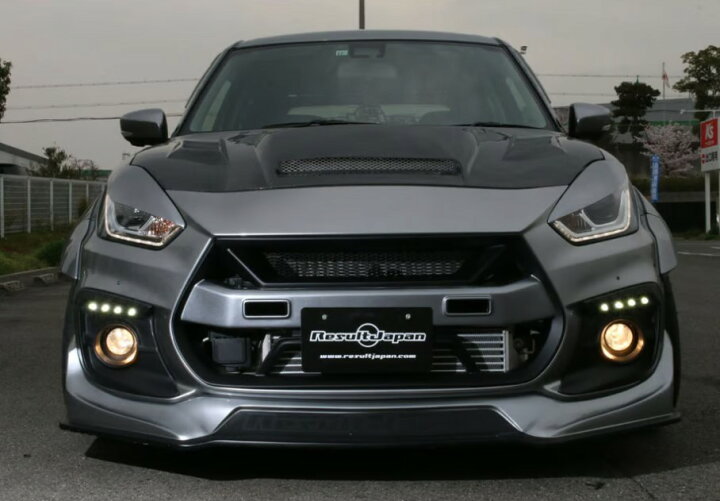 楽天市場】リザルトジャパン スイフトスポーツ ZC33S LEDフォグカバー 