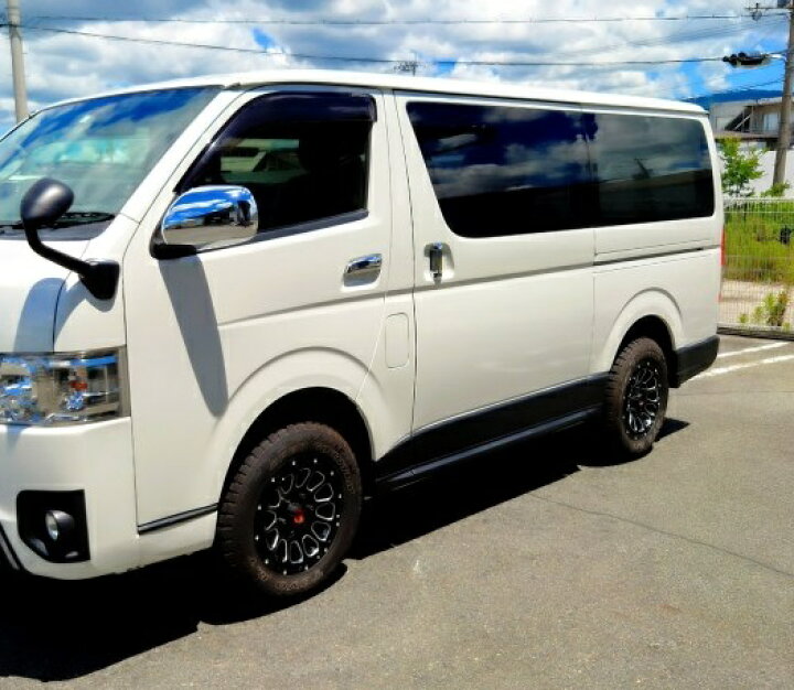 楽天市場】シルクロード ハイエース H200系 スプラッシュガード サイド 