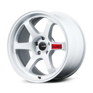 18�C���` 5H100 8.5J+45 5�� �z�C�[�� 1�{ �z���C�g MID RACING R06