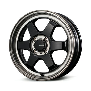 15�C���` 4H100 5.0J 5J+45 4�� R06 �z�C�[�� 4�{ �u���b�N�N���A�|���b�V�� MID MID RACING R06