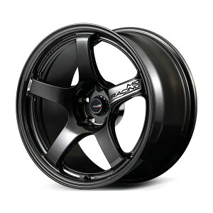 18�C���` 5H114.3 9.5J+38 5�� �z�C�[�� 4�{ �u���b�N���^���b�N MID RACING R50 EVO