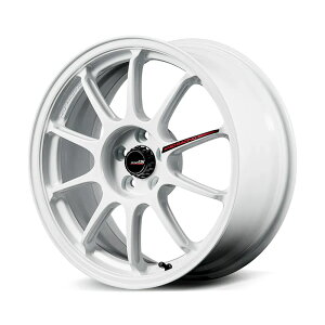 17�C���` 4H100 7.5J+45 4�� �z�C�[�� 1�{ �z���C�g MID RACING R10 EVO