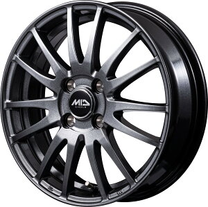 15�C���` 5H100 6.0J 6J+45 5�� �z�C�[�� 4�{ ���^���b�N�O���[ GriD �O���b�h MID WHEELS �}���J�T�[�r�X