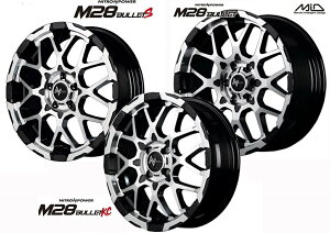 16インチ 6H139.7 6.5J+48 6穴 ナイトロパワー バレット ホイール 1本 ブラック ミラーカット MID WHEELS NITRO POWER M28 BULLET