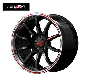MID RACING R10 �z�C�[�� 16�C���` 4H100 6J+50 4�{ �N���X�^���u���b�N �����|���b�V��+���b�h �}���J