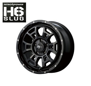 16C` 4H100 6.0J 6J+40 4 iCgp[ XbO zC[ 1{ Z~OXubN }VjO MID WHEELS NITRO POWER H6 SLUG