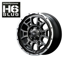 16C` 6H139.7 6.5J+38 6 iCgp[ XbO nCG[XpzC[ 1{ MID WHEELS NITRO POWER H6 SLUG