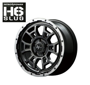 16C` 4H100 6.0J 6J+40 4 iCgp[ XbO zC[ 4{ MID WHEELS NITRO POWER H6 SLUG