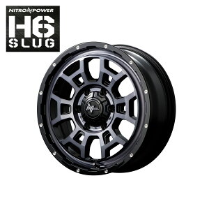 16C` 6H139.7 6.5J+38 6 iCgp[ XbO nCG[XpzC[ 4{ ubNNA sAXhh MID WHEELS NITRO POWER H6 SLUG