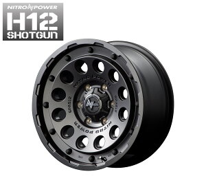 16C` 6H139.7 6.5J+38 6 iCgp[ VbgK nCG[XpzC[ 4{ oubN MID WHEELS NITRO POWER H12 SHOTGUN