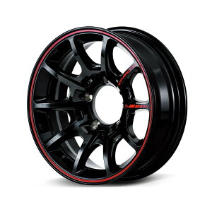 MID RACING R25Plus nCG[X pzC[ 16C` 6H139.7 6.5J+38 4{ ubN/bhC }J